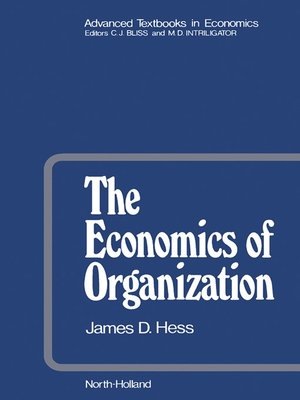 cover image of The Economics of Organization